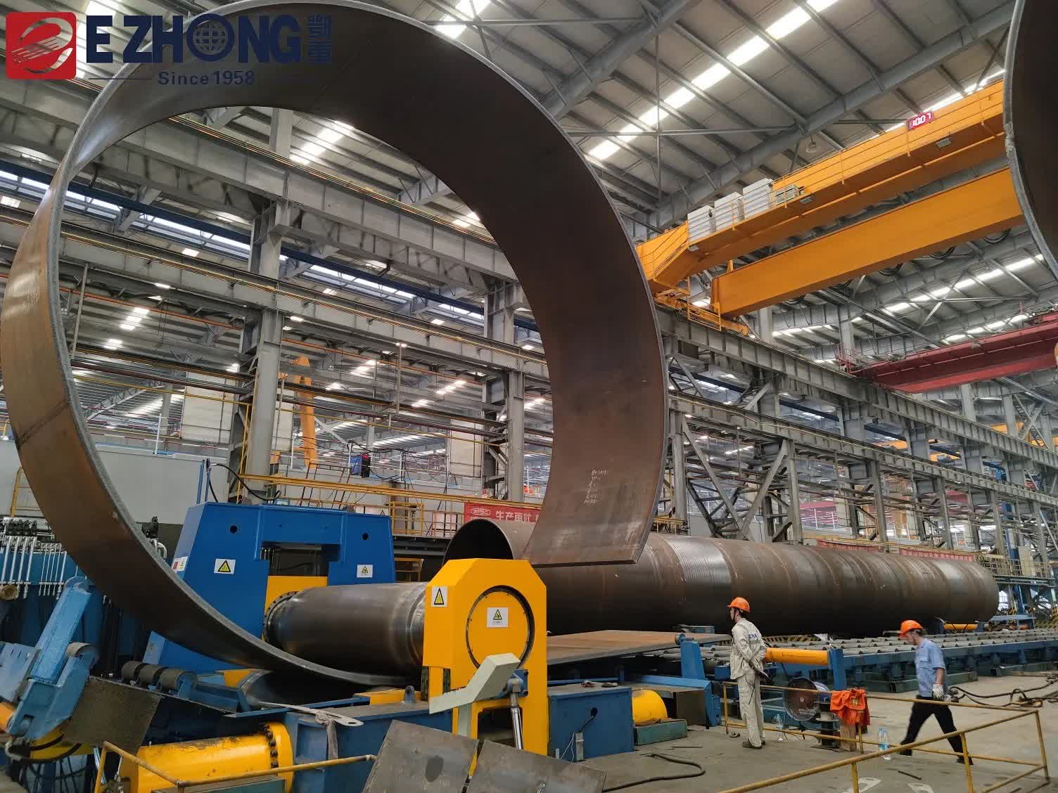 鄂重200/4500超大型全液压三辊同乐城电子·(中国)网站已投入生产！